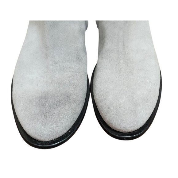 Dior Homme Suede Ankle Men's Gray Suede Mid-Calf Boots Size US 12 / EU 46 - Picture 6 of 15